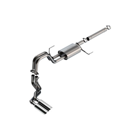 Borla 21-22 Ford F-150 Powerboost 3.5L V6 2WD 4WD 4DR 3in, 2.25in S-TYPE Catback w/ Chrome Tips