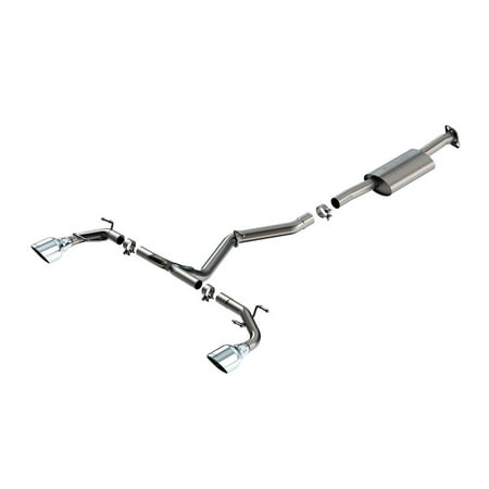 Borla S-Type Cat-Back Exhaust System for 2022-2025 Subaru BRZ and Toyota GR86 with Polished Tips