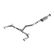 Borla S-Type Cat-Back Exhaust System for 2022-2025 Subaru BRZ and Toyota GR86 with Polished Tips
