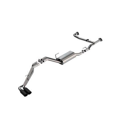 Borla 22-23 Nissan Frontier 3.8L V6 S-Type Cat-Back Exhaust with Black Chrome Tips