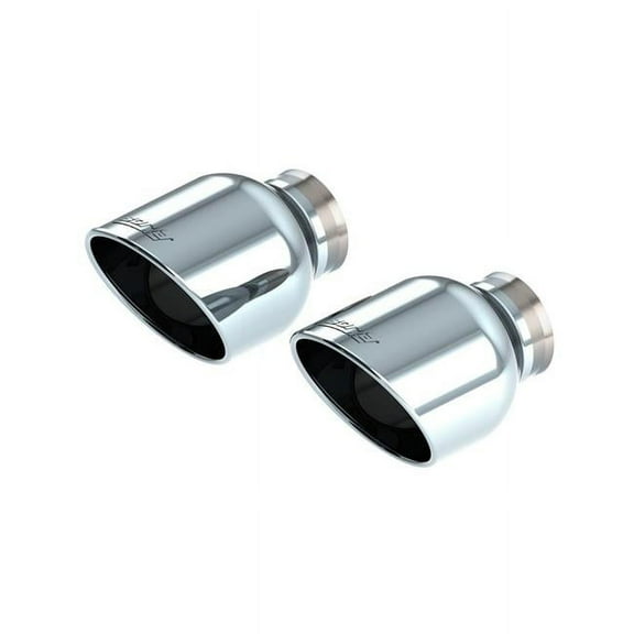 Borla 60729 5-inch Bright Chrome T-304 Stainless Steel Exhaust Tips for Dodge Charger and Chrysler 300C
