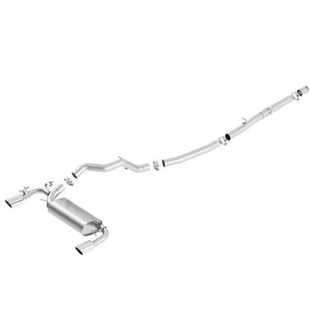 Borla 140730 Cat-Back Single Split Rear Exit Exhaust System Kit
