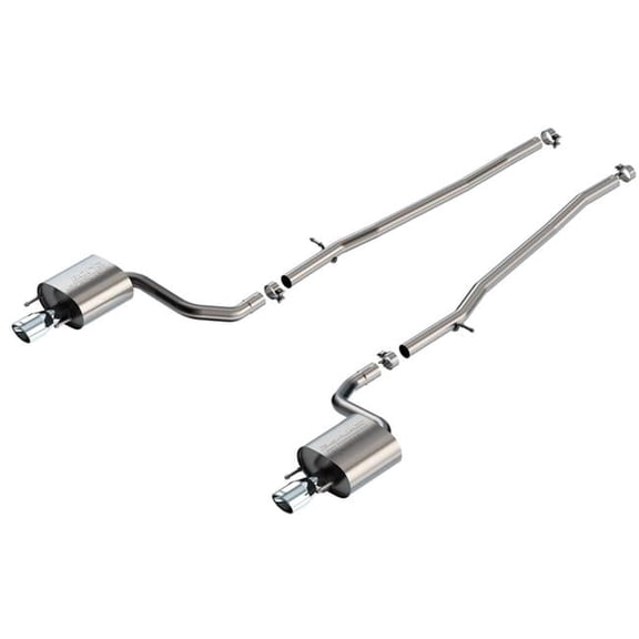 Borla 16-17 Lexus IS200T / 18-24 Lexus IS300 2.25in S Type Cat Back 4.25in Tip - Stainless Steel Tip