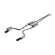 Borla ATAK Cat-Back Exhaust System for Dodge Charger GT 3.6L V6 2019-2023 with Black Chrome Tips