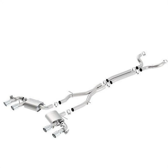 Borla 140726 Cat-Back Dual Split Rear Exit Exhaust System Kit