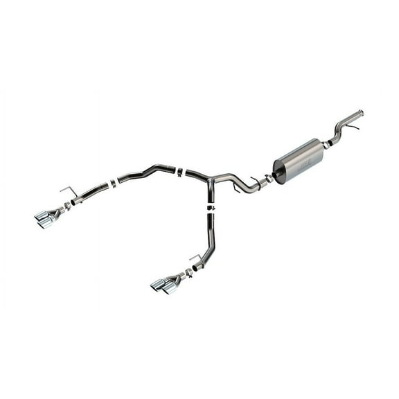 Borla 140856 Cat Back Single Truck Dual Split Rear Exit Exhaust System Kit