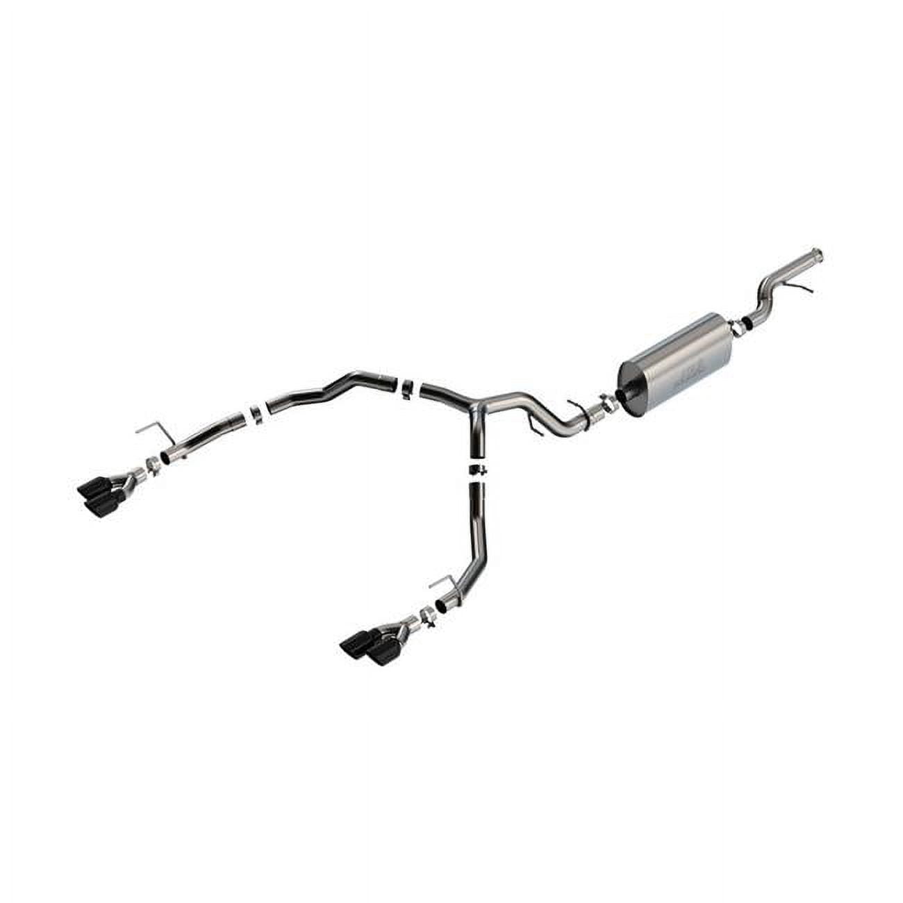 Borla 21-22 Chevrolet Tahoe 5.3L V8 AT 2/4WD S-Type Cat-Back Exhaust (Stainless) main image 1