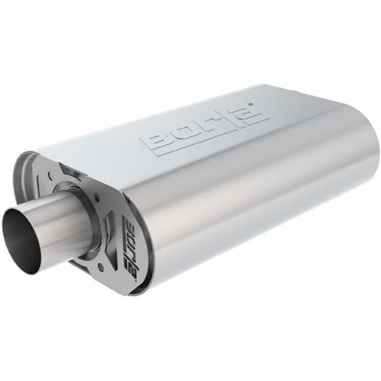 Borla 400852 Stainless Steel Single Wall Oval Exhaust Muffler