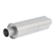 Borla 401392 XR-1 Sportsman Racing Muffler; Center/Center; Round Shape; 2.5 in. Tubing; 5 in. X 15 in. Case; Overall L-20 in.;