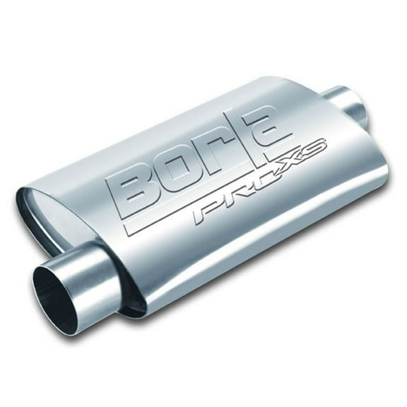 Borla 40665 Turbo XL Center/Offset Universal Performance Muffler Stainless Steel, 24 inches