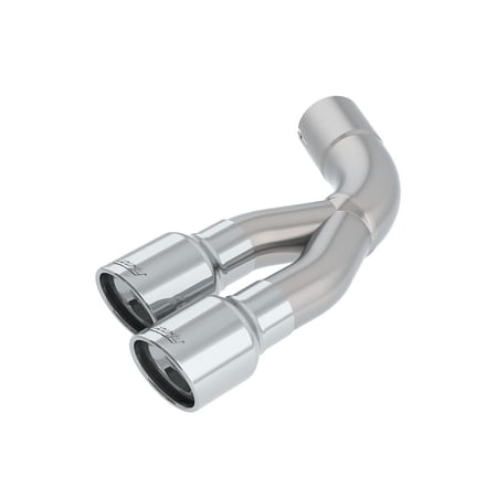 Borla 60701 Exhaust Tip Kit 3.5 in. Tip Dual Round Rolled Angle Cut 3.5 Out Fits select: 2020-2022 JEEP GLADIATOR
