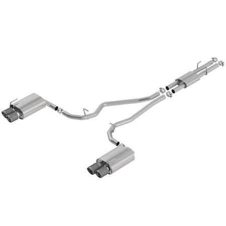 Borla ATAK Axle-Back Exhaust Systems 140821CF Fits select: 2020-2022 FORD EXPLORER, 2020-2022 LINCOLN AVIATOR