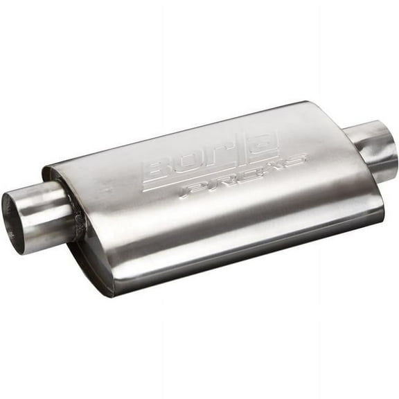 Borla Exhaust BRL40359 3 in. 14 x 4 x 9.5 Offset & Center Muffler