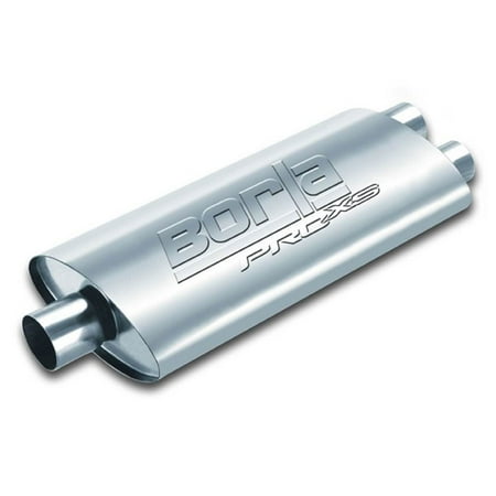 Borla Exhaust ProXS 2.5" Inlet 2.5" Outlets Center/Dual 24 Inch Oval Muffler