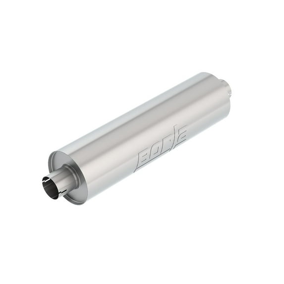 Borla Heavy Duty (Truck) 2.75in Center-Center 24in x 6.75in Round (Notched) Specialty Muffler