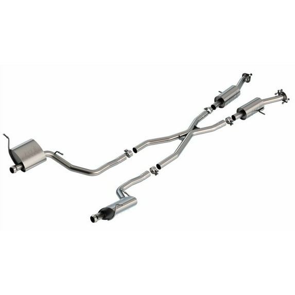 Borla 140836 S-Type Cat-Back Exhaust System for 2014-2021 Jeep Grand Cherokee High Altitude and Summit with 3.6L V6