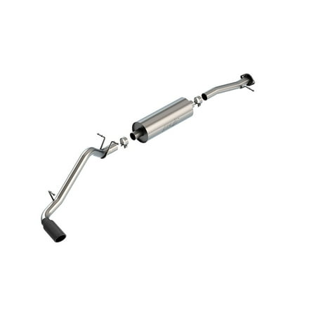 Borla S-Type Cat-Back Exhaust System (Black) - 140645BC Fits select: 2015-2022 CHEVROLET COLORADO, 2015-2022 GMC CANYON