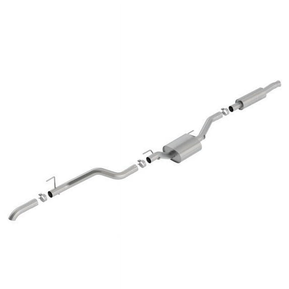 Borla S-Type Catback Exhaust System (Polished Tip) - 140809 Fits select: 2020-2022 JEEP GLADIATOR