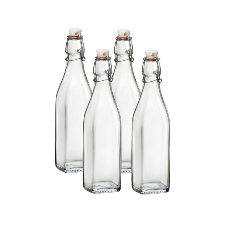 ヴィンテージ　LOOK ERGO BOTTLE　MADE IN ITALY Antique/Vintage Heavy Green Blob Top Glass Bottle Bubble