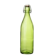 Bormioli Rocco 33.75oz Swing Top Giara Glass Bottle | Lime Green