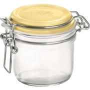 Bormioli Rocco 6.75oz Swing Top Fido Jar | Yellow Top