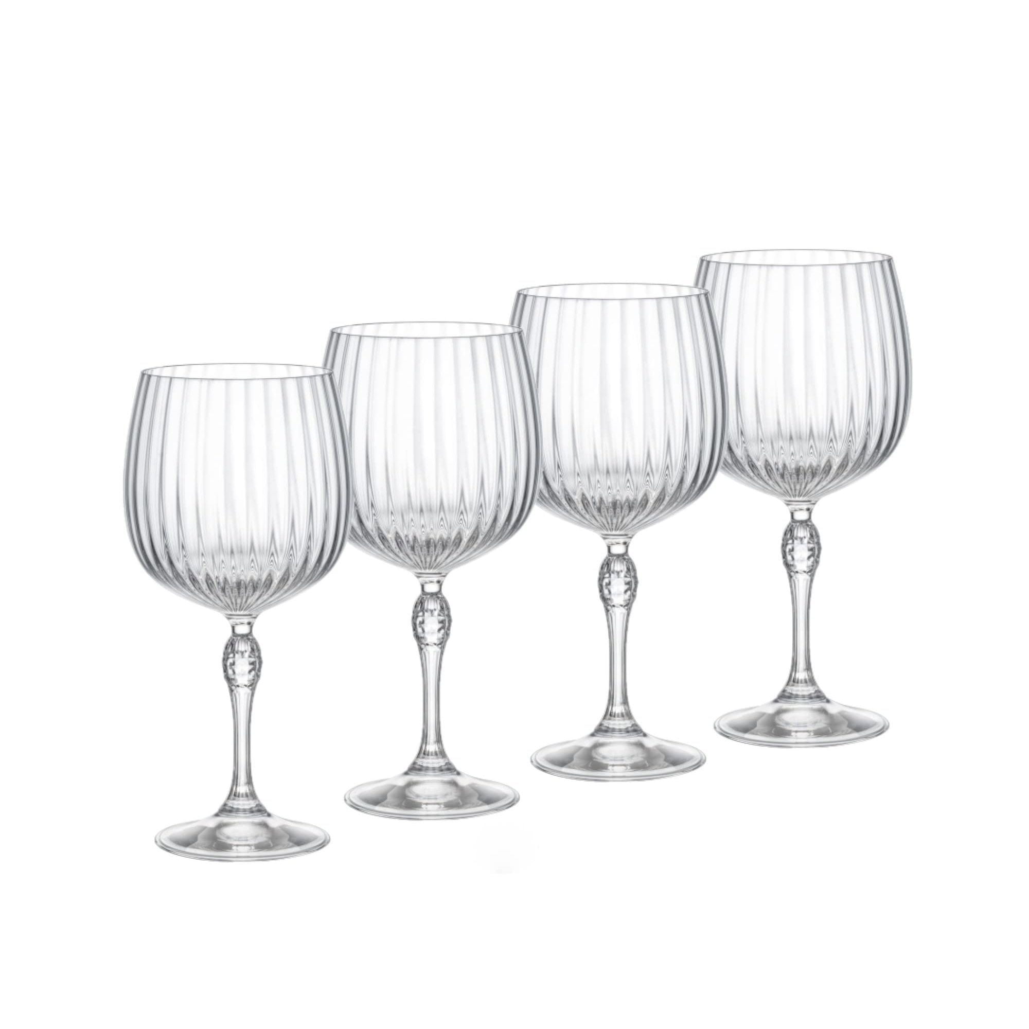 Bormioli Rocco America '20s 25.25 oz. Gin Tonic Glass, Clear, Set of 4