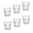 thumbnail image 1 of Bormioli Rocco Barshine 10.3 oz. Stackable Rocks Drinking Glasses, Clear, Set of 6, 1 of 1