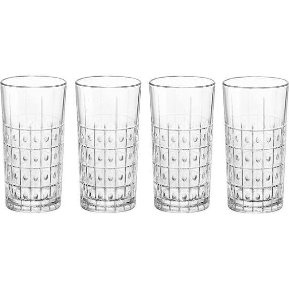 Bormioli Rocco Este 16.5 oz. Cooler Glasses, Set of 4