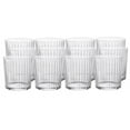 thumbnail image 1 of Bormioli Rocco Exclusiva | Set of 12 Negroni 12 Oz. Tumblers | Elegant Ribbed Drinking Glasses | for Water, Juice, Beer, Cocktail, and Iced Coffee | Dishwasher Safe | Made in Italy, 1 of 6