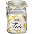 Bormioli Rocco Fido, 2 Pack, 33.75 Oz. Food Storage Glass Jars