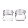 thumbnail image 1 of Bormioli Rocco Fido Clear Glass Jar with 85 mm Gasket, 17.5 Fluid Ounces (Pack of 2), 1 of 6