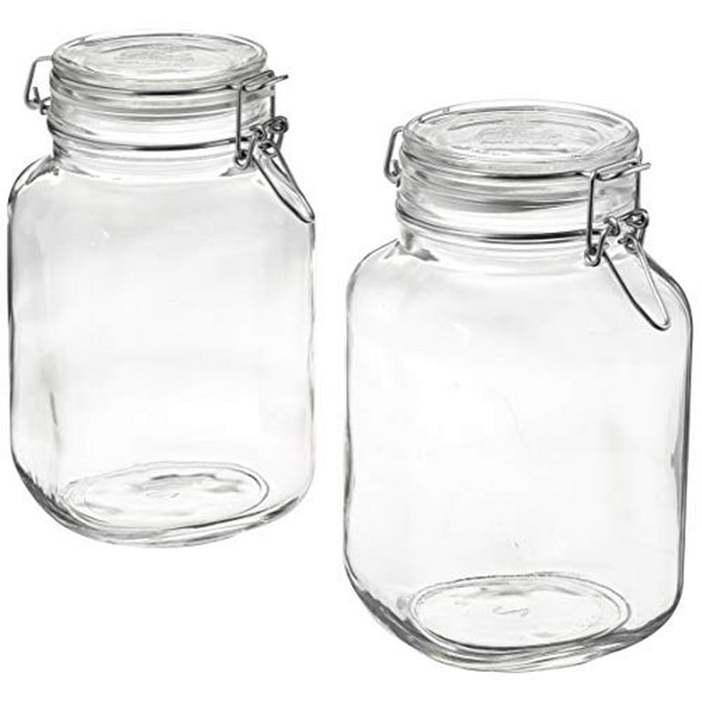 Home Basics Small 2.6 Lt Textured Glass Jar with Gleaming Air-Tight Copper  Top, Each - Fry's Food Stores