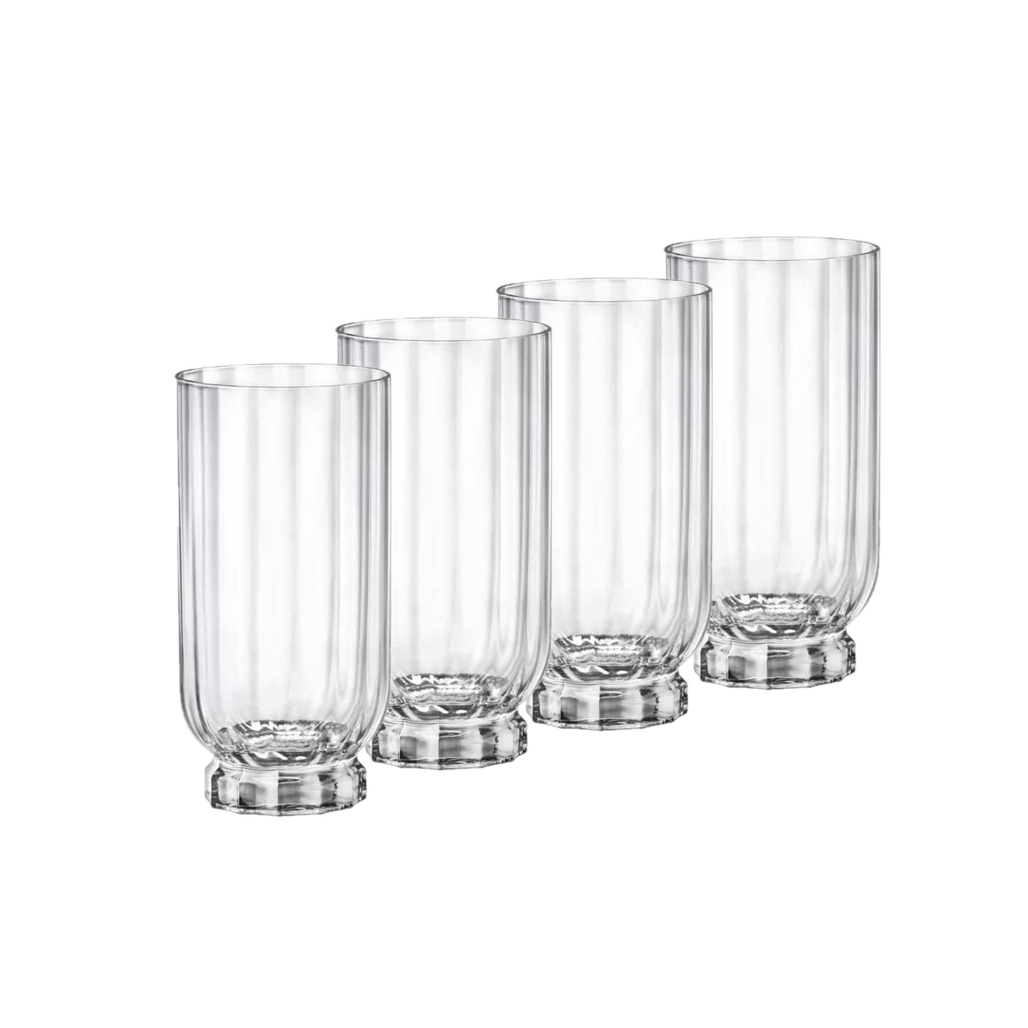 Bormioli Rocco Florian Lot 4 Verres Cocktail Champagne Martini Expresso 230ml - Transparent