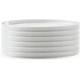 thumbnail image 1 of Bormioli Rocco Grangusto Italiana Set Of 6 Flat Plates, Tempered Opal Glass, 10.75 Inch. Made In Spain. 10.75 Inch, White, 1 of 7