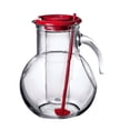 thumbnail image 1 of Bormioli Rocco Kufra Jug with Ice Container, Red Lid, 72 3/4 Ounce, 1 of 5
