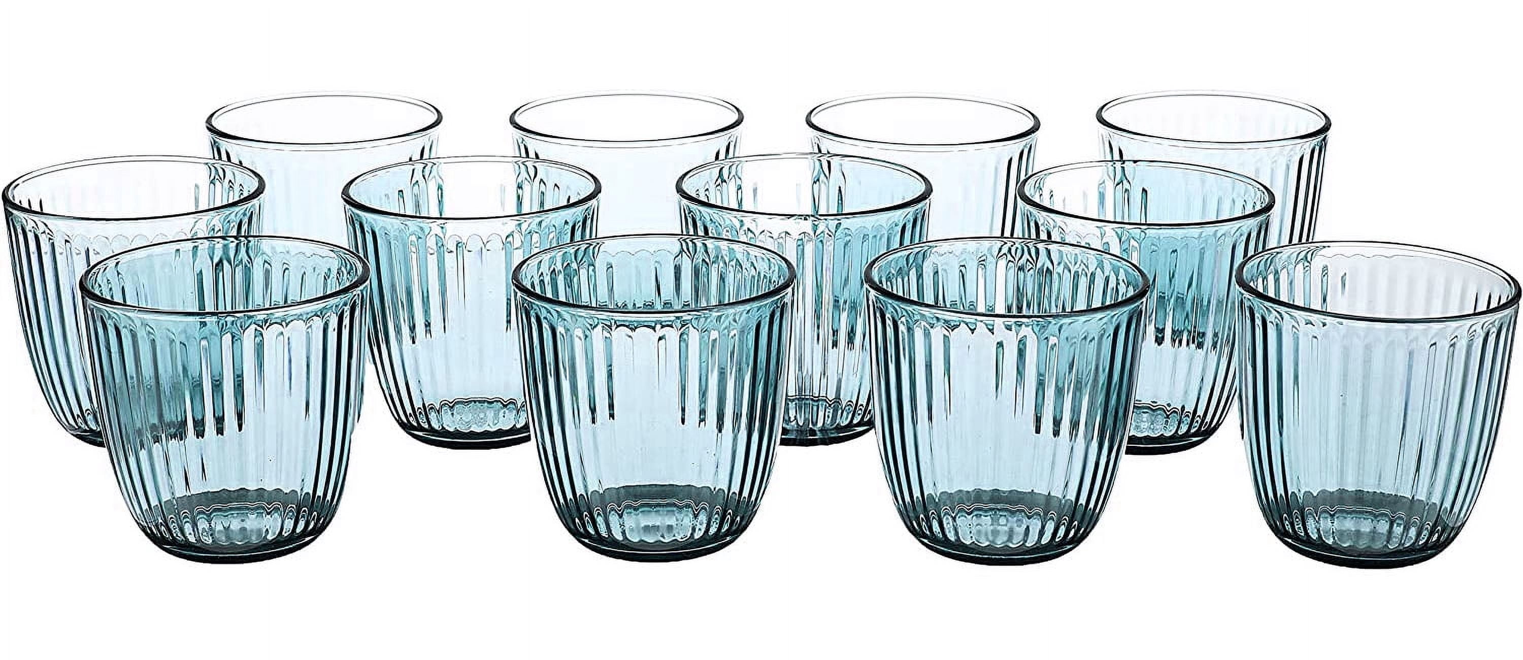 Bormioli Rocco Capri 12.5 Oz Water Glasses, Set Of 6 - Light Blue Infinity Color, Dishwasher Safe 4 thumbnail image