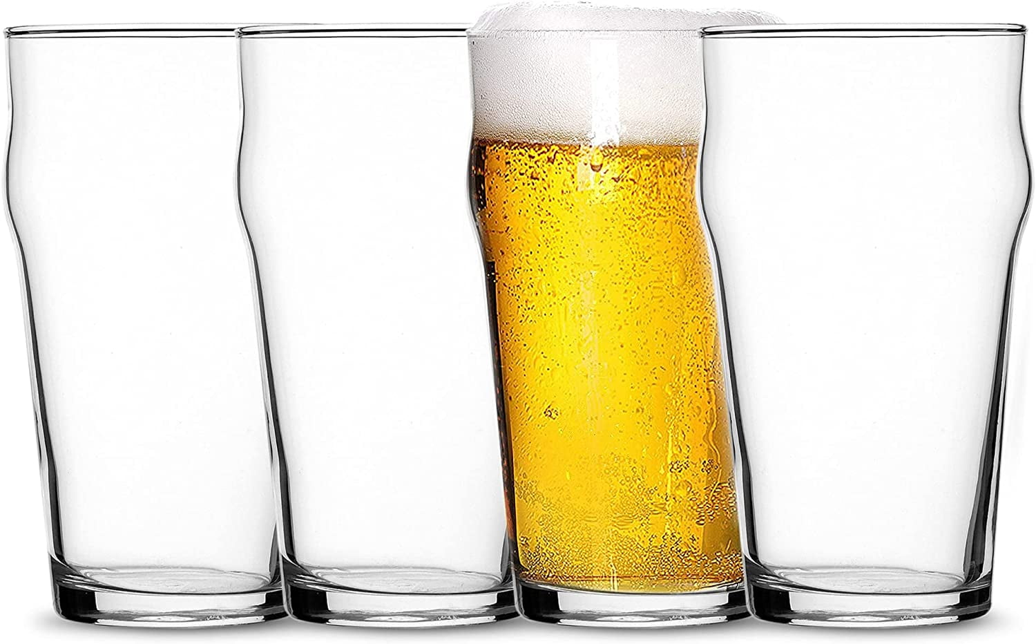 Nonix 19.75 oz. Stackable Pub Beer Glasses (Set of 12)
