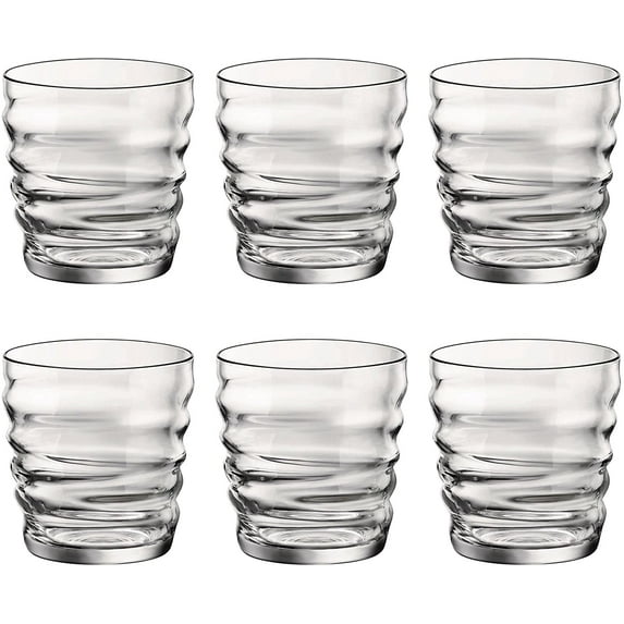 Bormioli Rocco Riflessi 10.25 oz. Water Glass, Light Onyx, Set of 6