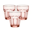 thumbnail image 1 of Bormioli Rocco Rock Bar Lounge Rocks Glasses, Peach, Set of 6 9.25 oz, 1 of 3