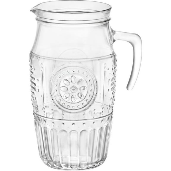 Bormioli Rocco Romantic Carafe, Holds approx. 1.8 liters or 60 ounces