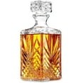 thumbnail image 1 of Bormioli Rocco Selecta Collection Whiskey Decanter ‚Äì Sophisticated 33.75oz Diamond Decanter With Starburst Detailing ‚Äì For Whiskey, Bourbon, Scotch & Liquor, 1 of 9