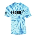 thumbnail image 1 of Born Again Jesus Mens Christian Short Sleeve T-Shirt Graphic Tee-Blue Tie Dye-xl, 1 of 4