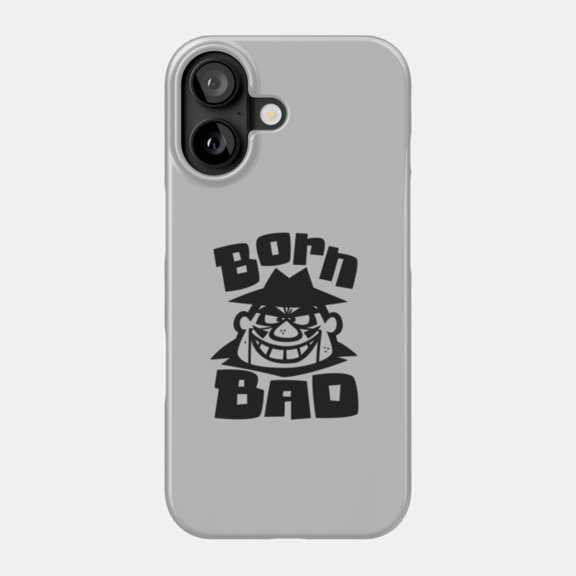 Born Bad Retro Art Phone Case for iPhone 11 12 13 14 15 16 17 Protective Bumper