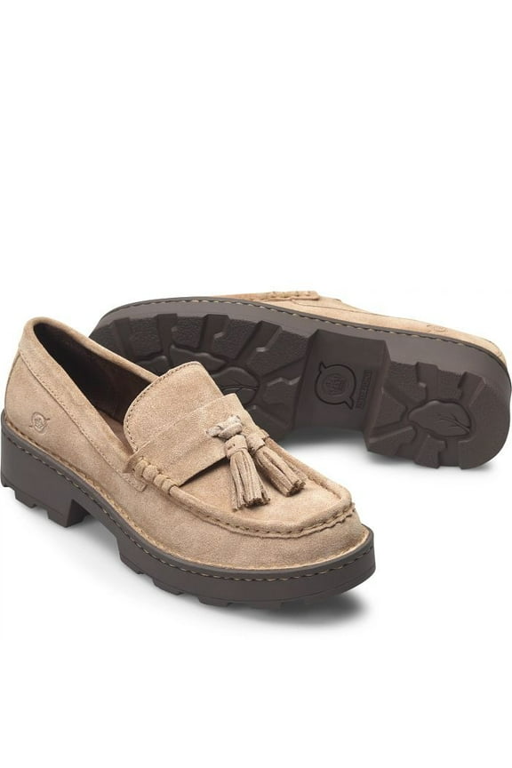 Born Capri Women's Shoes BR0050155 Taupe Suede Tan