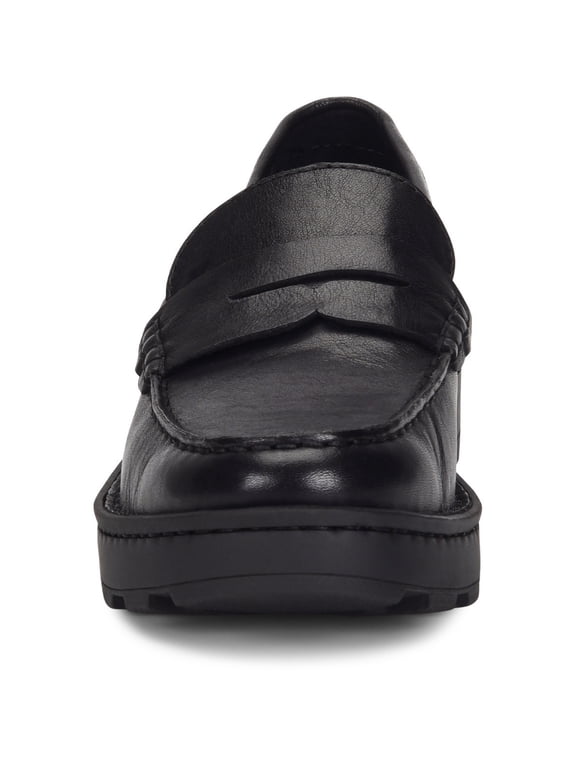 Carrera Loafer Black Full Grain Leather Womens Shoes
