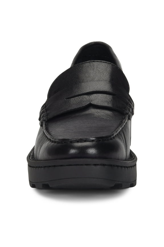 Carrera Loafer Black Full Grain Leather Womens Shoes