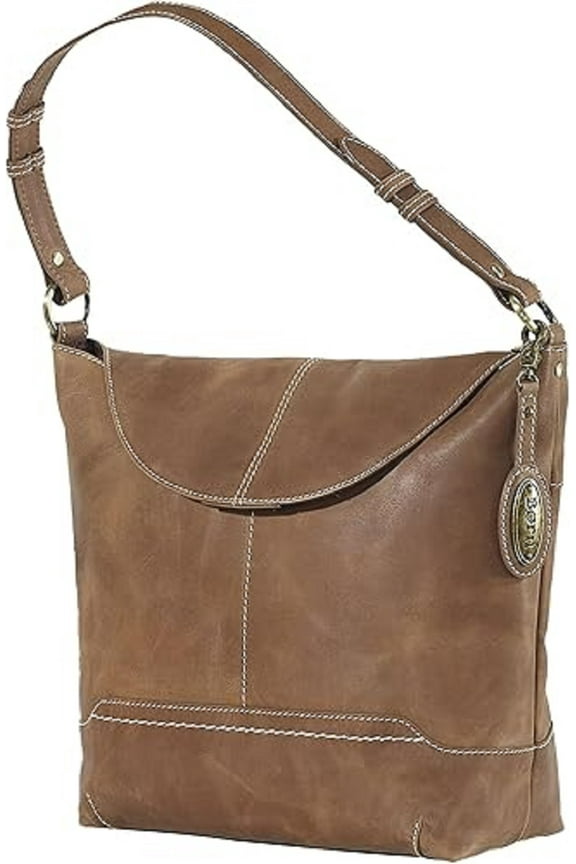 Elaina II Antique Flap Hobo Saddle One Size