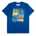 thumbnail image 1 of Born Fly Men's Credit Card Theme Print Graphic Premium Tee T-Shirt (Medium, Blue), 1 of 1