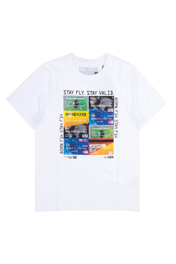 Men's Credit Card Theme Print Graphic Premium Tee T-Shirt (XX-Large, White)