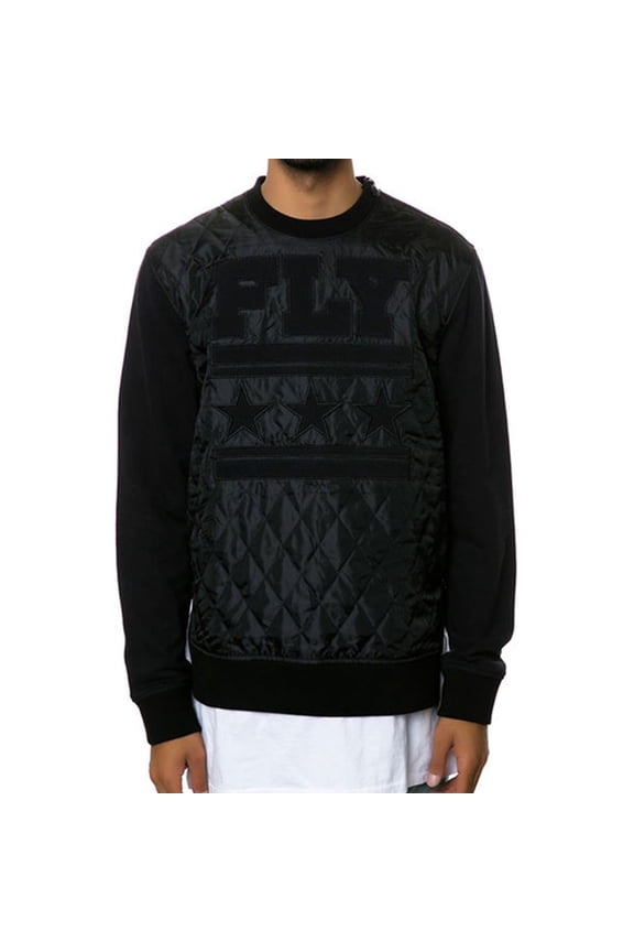 Mens The Carrie Crewneck Sweatshirt, Black, Small